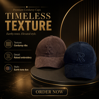 Casquette souple personnalisée OEM avec lettres brodées pour femmes