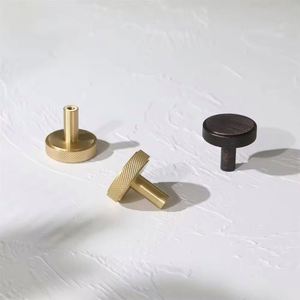 Perillas y Tiradores Redondos de Aluminio Modernos de Lujo para Muebles, Decoración del Hogar y Uso en Exteriores - Product Image 1