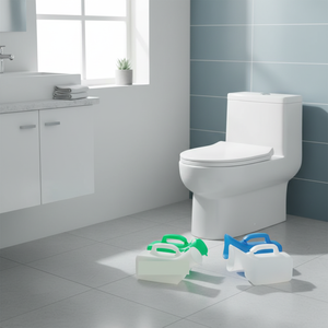 Urinoir pour hommes et femmes, en plastique, rectangulaire, sans eau, blanc, bleu, vert, design minimaliste - Product Image 3
