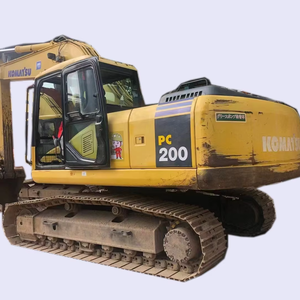 Komatsu รถขุดดิน PC200ตีนตะขาบรถขุด20Ton นำเข้าจากญี่ปุ่นรถขุดไฮดรอลิกใช้แล้วได้รับการรับรอง CE - Product Image 1