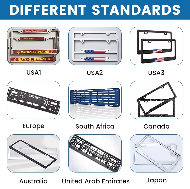 Telaio della targa dell'auto 3