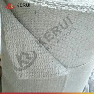KERUI Fireproof Fabric Thermal Insulation Refractory Alumina Silicate Ceramic Fiber Cloth For Sale