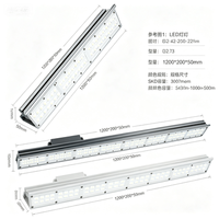Lámpara LED Lineal para Canchas Deportivas Chino con Garantía de 3 Años, 200W, Ángulo Ajustable de 90 Grados, de Aluminio, para Tenis, con Clasificación IP65, 6000K