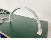 Lampe de Table à ongles professionnelle 30W noir/blanc/rose Bling demi-lune lampe de bureau pour ongles