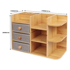 Tre Trang Điểm Mỹ Phẩm Lưu Trữ Tổ Chức, Đa-Chức Năng Gỗ Mỹ Phẩm Công Suất Lớn Trang Điểm Caddy Kệ Mỹ Phẩm Tổ Chức Hộp - Product Image 2