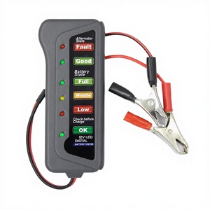 Tester Digitale Elettronico per Batterie <span class=keywords><strong>Auto</strong></span> 12V con Alternatore e 6 Luci LED per <span class=keywords><strong>Auto</strong></span> e Moto - Product Image 4