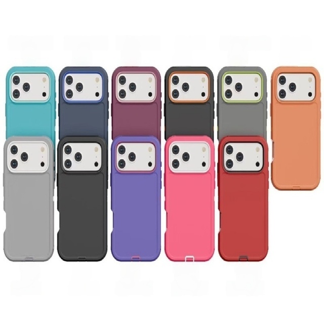 Best Quality Heavy Duty Defender Armor Phone Case for Iphone 11 12 13 Mini 15 16 Plus 17 Pro Max Shockproof Back Cover Hoesjes