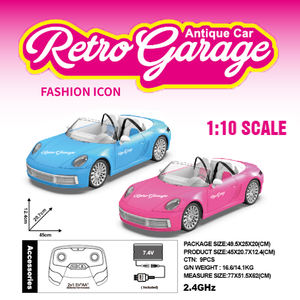LK Toys Voiture télécommandée 1/10 5CH, nouvelle voiture télécommandée rose de dessin animé avec lumières LED et <span class=keywords><strong>musique</strong></span> - Product Image 5