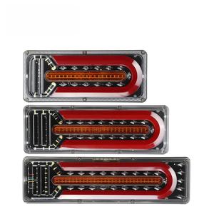 Nueva Luz Trasera para Camión DC9V-28V, LED Cuadrada Impermeable IP65 con Ajuste Universal, 900 Lúmenes, 3W para Camiones y Remolques - Product Image 1