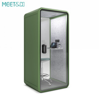 Cabine de bureau insonorisée pour jardin, cabine de travail silencieuse avec isolation acoustique, design moderne, préfabriquée pour les réunions