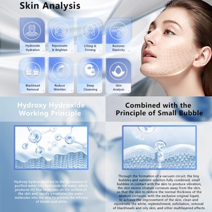 Appareil professionnel d'hydrodermabrasion NewFace, soin du visage Aqua Facial, jet d'eau, peeling, soin de la peau du visage, 8 en 1, machine faciale <span class=keywords><strong>Hydra</strong></span> - Product Image 5