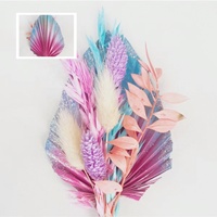 Ventes Flash : Décoration de gâteau en feuilles de palmier artificielles style bohème, fleurs séchées pour gâteau