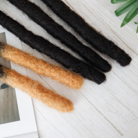Extensions de dreadlocks 100 % faites à la main, style culturel unique, en cheveux humains, populaires pour les hommes de la Floride du Sud