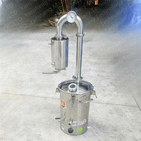 Équipement de distillation d'alcool miniature pour la maison, fabrication directe des fabricants, acier inoxydable/cuivre, 10L
