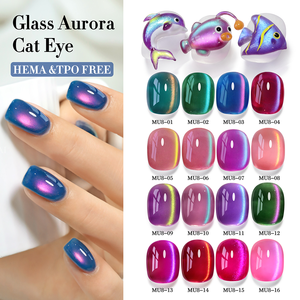 Esmalte de Gel para Uñas Efecto Ojo de Gato, 16 Colores, Calidad Profesional, Sin HEMA, Marca Privada, Venta al Por Mayor, Gel UV, Logotipo Personalizado - Product Image 1