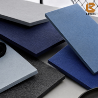 Geluidsdempende polyester akoestische panelen met hoge geluidsreductie-efficiëntie, brandwerend volgens ASTM E84, PET vilt akoestische panelen voor akoestische oplossingen
