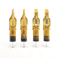 Agujas de Cartucho para Tatuajes de Color Naranja Dorado Únicas