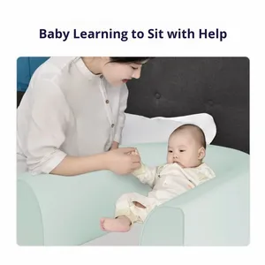 Barrière <span class=keywords><strong>de</strong></span> <span class=keywords><strong>lit</strong></span> sans perçage avec garde-corps pour enfants 100% coton pare-chocs souple Protection contre les collisions anti-chute barrière <span class=keywords><strong>de</strong></span> sécurité latérale pour bébé - Product Image 4