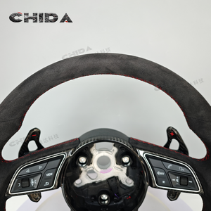 พวงมาลัยขนแบบฝาพับเหมาะสำหรับ audis A8 A3 A7 A4 A5 A6 RS3 RS4 RS5 B8 S3 S4 S5 B9รุ่น TT - Product Image 5