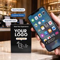Carte de commentaires NFC personnalisée, collecte de commentaires numériques en un clic, carte de visite intelligente pour hôtel, boutique, restaurant et services