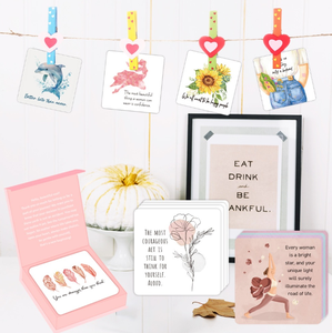 Set <span class=keywords><strong>di</strong></span> Carte Motivazionali per Mindfulness e Affermazioni per Donne, Regalo <span class=keywords><strong>di</strong></span> Carte <span class=keywords><strong>di</strong></span> Affermazione dell'Autostima per Donne, Ragazze e Madri - Product Image 2