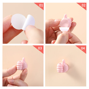 Wholesale Creative Multifunctional Sticky <strong>Wall</strong> <strong>Hook</strong> <strong>Key</strong> <strong>Hook</strong> Holder <strong>Wall</strong> Hangers Self Adhesive Thumb <strong>Hook</strong> - Product Image 6