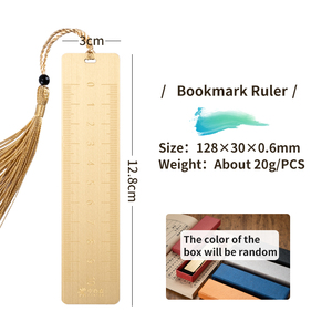 Marcapáginas <span class=keywords><strong>de</strong></span> Metal personalizado, <span class=keywords><strong>regla</strong></span> para libros, <span class=keywords><strong>corte</strong></span> láser, cobre, marcadores <span class=keywords><strong>de</strong></span> Metal a granel - Product Image 6