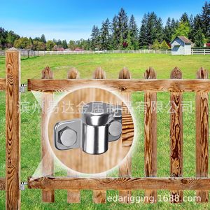 Charnière de porte horizontale murale en acier inoxydable 304, robuste, pour portail, clôture, usage agricole - Product Image 2