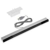 Barra Sensora USB de Repuesto para Control Remoto Wii, Hecha de Plástico, Compatible con la Barra Dolphin, Utiliza Señal IR