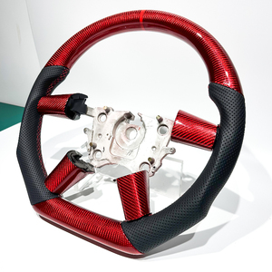 Volante <span class=keywords><strong>Auto</strong></span> Personalizzato in Fibra di Carbonio Rossa, Vendita Diretta dalla Fabbrica, Accetta Qualsiasi Personalizzazione per <span class=keywords><strong>Pontiac</strong></span> Holden <span class=keywords><strong>GTO</strong></span> - Product Image 4