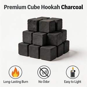 Nueva llegada: Cubos de carbón sólido para hookah, de encendido instantáneo, sin humo, briquetas de carbón de <span class=keywords><strong>coco</strong></span>. - Product Image 3
