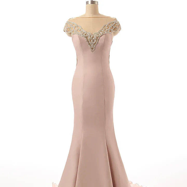 Vestido de novia de encaje con cristales de colores, manga larga, fiesta, 2023