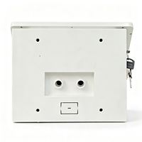 Kiosco de Autoservicio para Mostrador, Terminal con Pantalla Táctil Inclinable, Escáner QR Integrado, Impresora de Recibos para Restaurantes de Comida Rápida