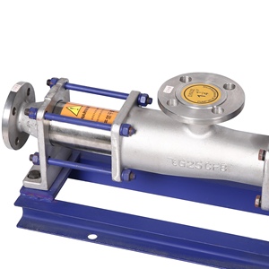 Bomba de transferencia de lodos de acero inoxidable de 1 pulgada para alimentos, tipo tornillo G20-2, para importación y exportación - Product Image 3