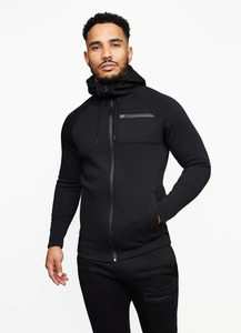 メンズフルジップスウェットシャツスポーツジャケットランニングウェアソフトパーカーツーサイドジップポケットジムウェア男性用 - Product Image 6