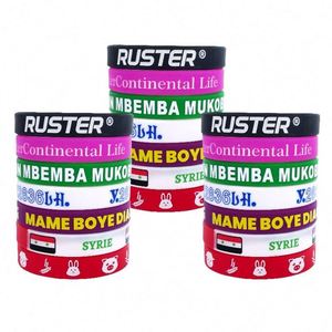 Nouveaux bracelets de poignet pas chers pour festival, bracelets en silicone personnalisables avec logo - Product Image 3