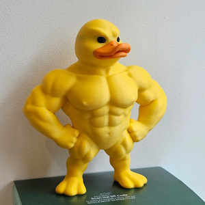 Nueva Estatua Creativa de Pato Musculoso con Abdominales, Modelo Animal, Decoración Divertida para el Hogar o Escritorio, Regalo Novedoso para Niños, Juguete de Broma - Product Image 5