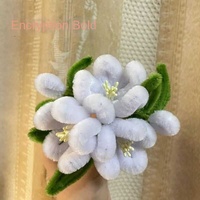 Bâtonnets de chenille créatifs de 10 mm pour bricolage, fils moelleux, bâtonnets torsadés, fournitures artisanales éducatives faites à la main pour enfants, idéal pour la remise des diplômes