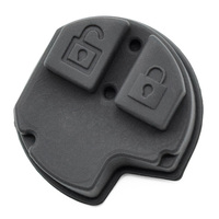 Clé de voiture télécommandée à 2 boutons avec coussinet en caoutchouc de silicone