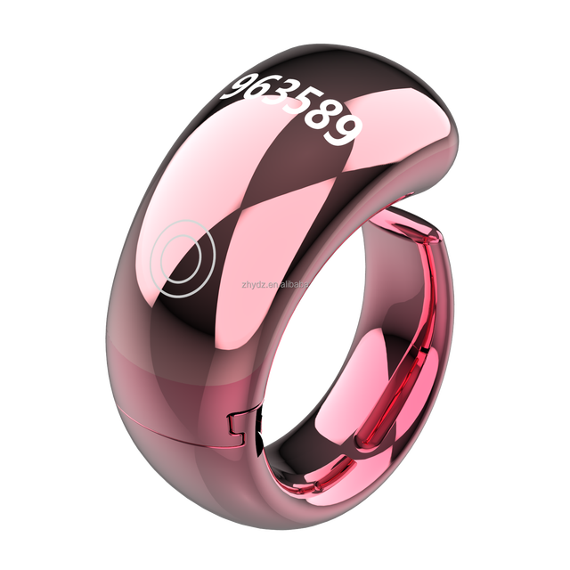 Fashion Smart Muslim Tasbih Ring with Wireless Charging for Blue tooth Prayer Reminder Zikr Counter