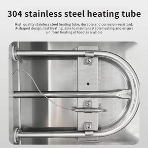 Machine à vapeur commerciale pour hot-dogs, vitrine chauffante pour aliments, armoire isotherme pour popcorn et frites de <span class=keywords><strong>cinéma</strong></span> - Product Image 6