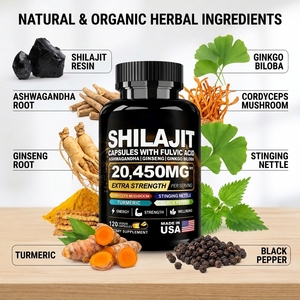 Cápsulas de Shilajit del Himalaya 8 en 1 de Marca Privada al por Mayor, 20450 mg de Ácido Fúlvico, <span class=keywords><strong>Ashwagandha</strong></span>, Ginseng, Energía, Apoyo Inmunológico <span class=keywords><strong>para</strong></span> Adultos - Product Image 5