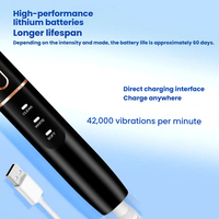Cepillo de Dientes Eléctrico Sónico Inteligente Smileviva 2026 IPX8, Plegable, 4 Modos, Motor de Levitación Magnética, Carga Directa USB, DuPont
