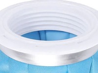 Compresse de glace bleue réutilisable en tissu, compresse chaude et froide avec sangle élastique pour soulager les douleurs liées aux blessures