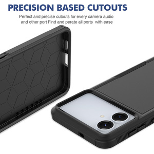 Tùy chỉnh cho <span class=keywords><strong>Samsung</strong></span> Galaxy S26 cạnh hai-in-one điện thoại di động Trường hợp <span class=keywords><strong>TPU</strong></span> hai lớp PC giáp thiết kế chống sốc Matte s25fe - Product Image 5