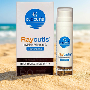 เรย์คูติส โกลคูติส วิตามินซี ซันสกรีน SPF50 PA+++ ปกป้องผิวจากรังสี UVA UVB ทุกย่านความถี่ ผิวแมตต์ กันน้ำ 50 กรัม - Product Image 1