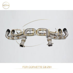 Échappement Catback pour <span class=keywords><strong>Corvette</strong></span> C8 Z51 avec soupape d'échappement, tuyaux d'échappement en acier inoxydable, pièces de performance automobile de haute qualité - Product Image 4