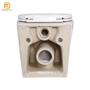 Toilette murale ronde en céramique européenne salle de bain toilette suspendue commode en porcelaine blanche p piège toilette suspendue sans rebord - Product Image 6