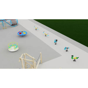 Designer pour enfants équipement de terrain de jeu extérieur commercial coloré personnalisé nouveaux grands ensembles - Product Image 3