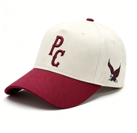 Gorra de Béisbol Deportiva Formal de 5 Paneles con Visera Curva y Logotipo Personalizado Bordado, 100% Algodón, Diseño Sólido Común, para Mujeres y Niños